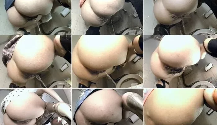 和式トイレ盗撮 迫り来るマ〇コ鮮明超接写 第二弾