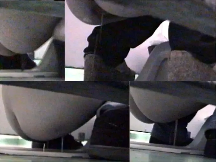 動画を再生:【トイレ】4人のうんこ盛り合わせ 和式便器で4名分の排泄シーン