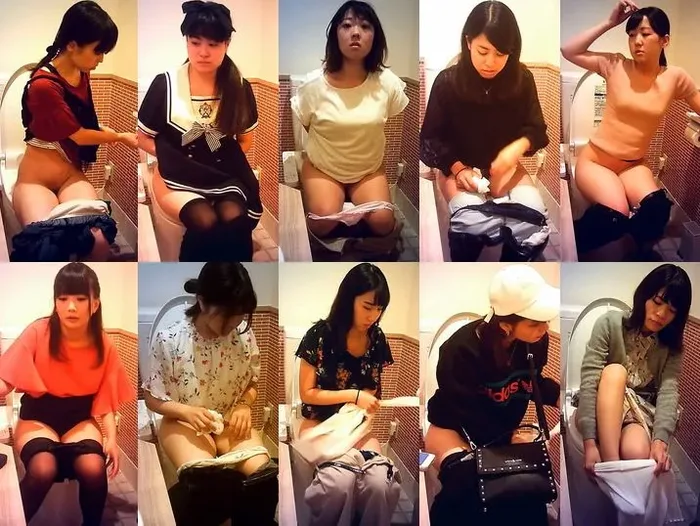 動画を再生:可愛い系厳選！トイレ盗撮シリーズ総集編 10人の若くて可愛い女子を収録