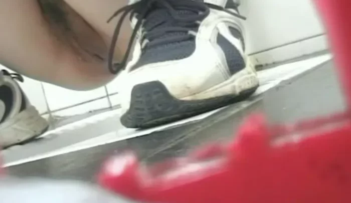 中国の公衆トイレに仕掛けた隠しカメラ映像 覗き穴から盗撮した無修正の素人女性たち3作品 のスクリーンショット 4