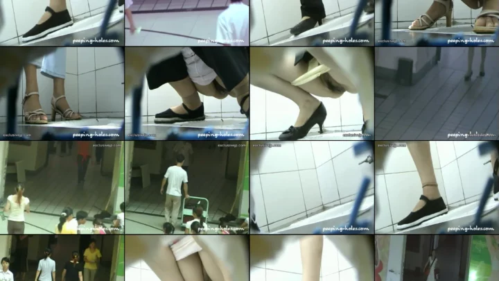 中国のトイレ盗撮6 – 覗き穴から覗く無修正映像、隠しカメラで捉えたトイレでの素の姿 のスクリーンショット 5