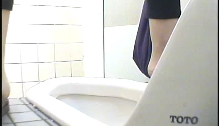 日本の女性トイレ盗撮映像 – 隠しカメラで撮影した女子の用足しシーン のスクリーンショット 3