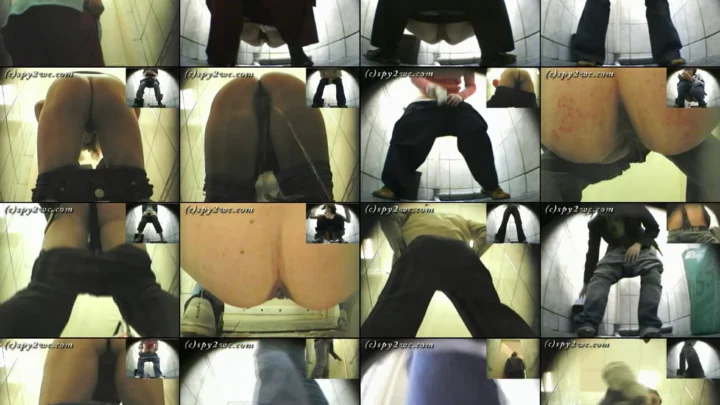 ロシア大学トイレ盗撮 – 女子学生の放尿隠し撮り映像 のスクリーンショット 5