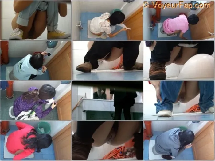 動画を再生:中国大学トイレ盗撮シリーズ 無毛から毛深いまで若くて可愛い女子学生たちの用足し映像