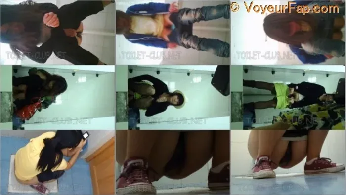 中国大学トイレ盗撮シリーズ 若くてセクシーな女子学生たちの放尿ハイクオリティ映像