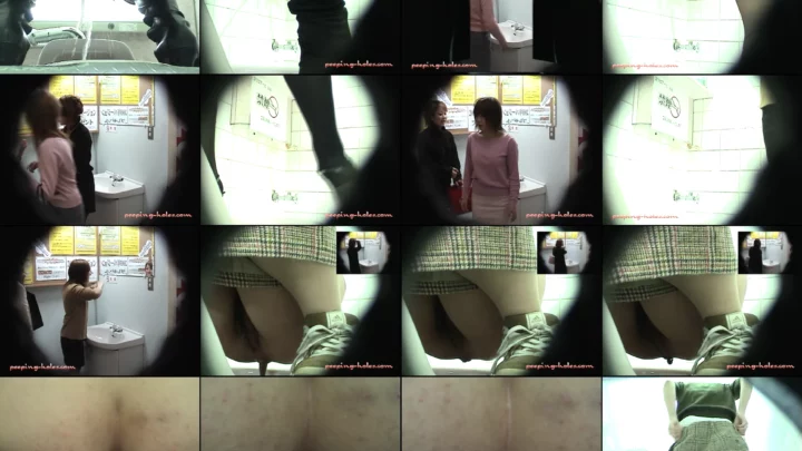 医科大学トイレ盗撮 – 女子学生の用を足す姿を覗き見る隠しカメラ映像 のスクリーンショット 5