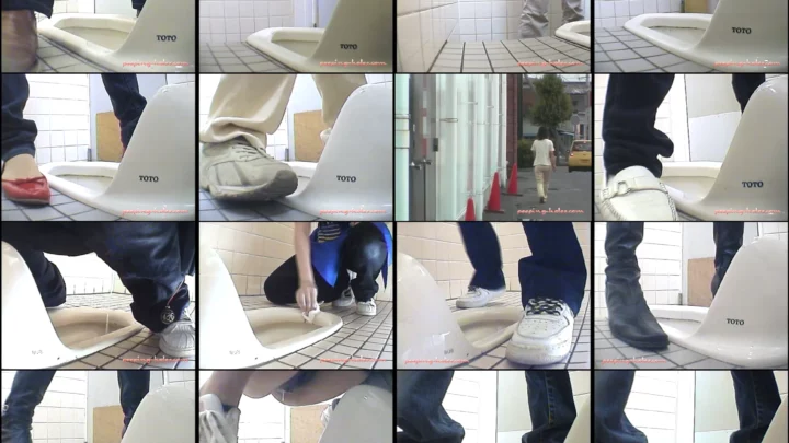 和式トイレ盗撮10 隠しカメラで捉えた素人女子のトイレ盗撮映像 のスクリーンショット 5