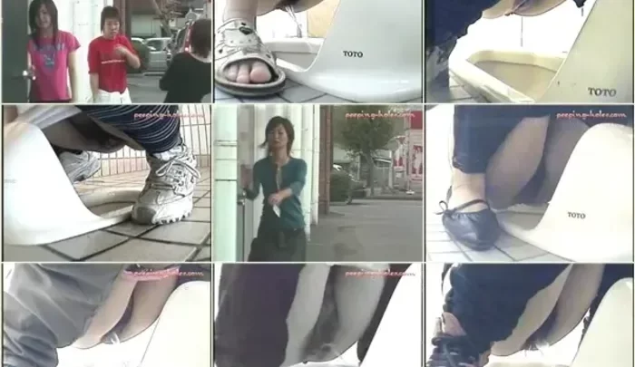 和式トイレ盗撮15 隠しカメラで捉えた素人女性のトイレ盗撮映像