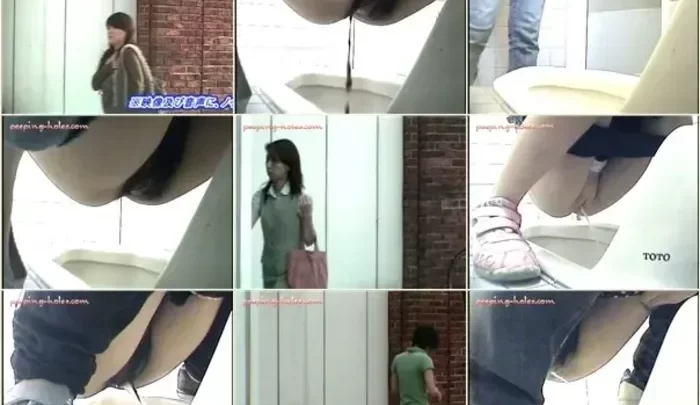 和式トイレの盗撮映像 隠しカメラで覗かれる無防備な女性たち