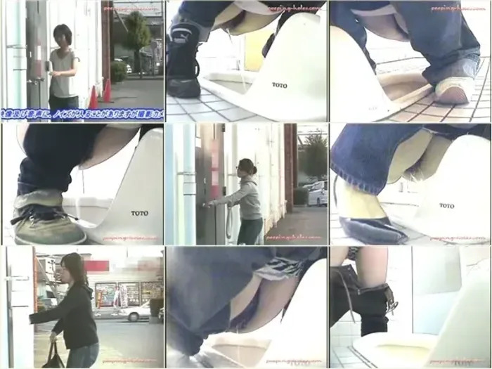 動画を再生:和式トイレ盗撮 隠しカメラで捉えた素顔の瞬間