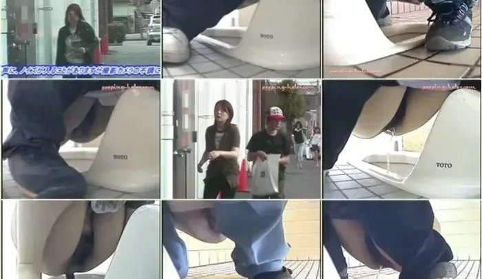和式トイレ盗撮7 隠しカメラで覗く素人のトイレ行為