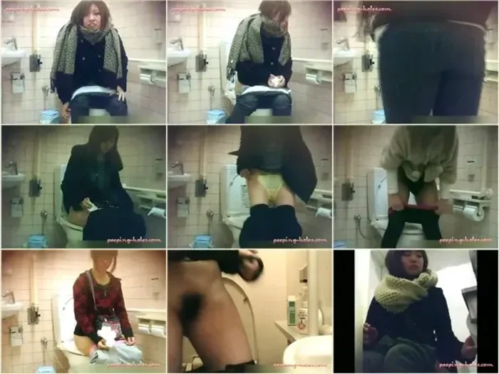 動画を再生:コンビニトイレ盗撮10 覗き穴から見える美しいアジアン美女のおしっこシーン