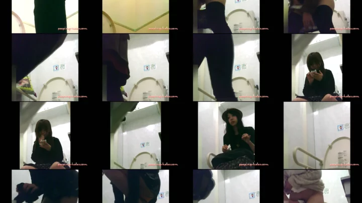 コンビニトイレ盗撮3 覗き穴から見えた美しいアジアン美女のおしっこ映像 のスクリーンショット 5