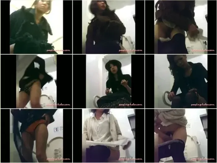 動画を再生:コンビニトイレ盗撮3 覗き穴から見えた美しいアジアン美女のおしっこ映像