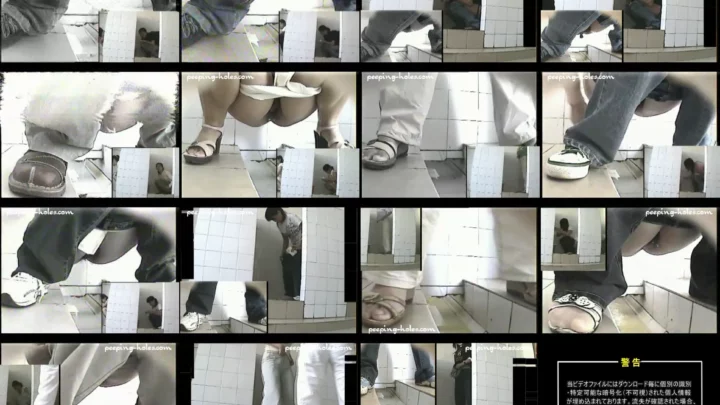 中国女子大7 – トイレ盗撮、隠しカメラで覗かれる女子たちのお漏らし映像 のスクリーンショット 5