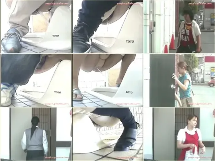 動画を再生:トイレ盗撮23 – 覗き穴から盗撮した女子トイレの無修正映像