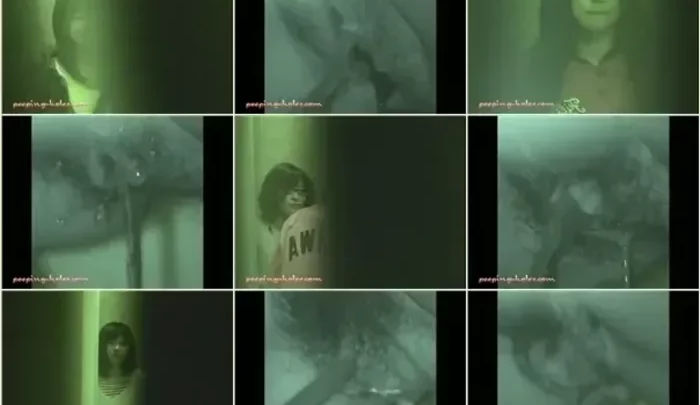 居酒屋トイレ17 – 覗き穴から盗撮した隠しカメラ映像