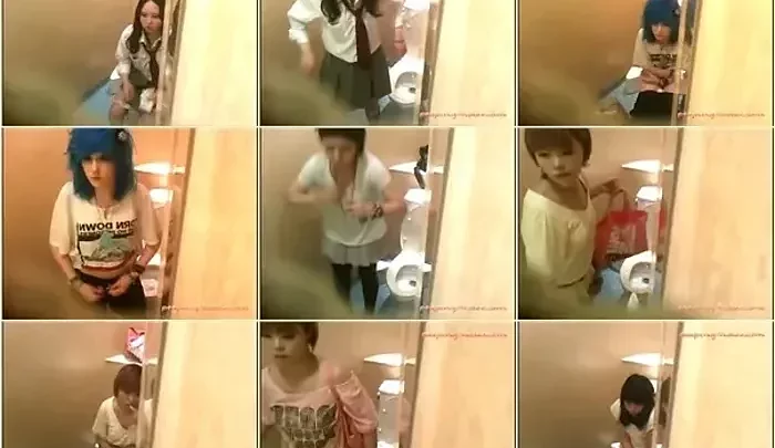 行列トイレ盗撮動画1 – 隠しカメラで捉えた素人女性のトイレ盗撮映像