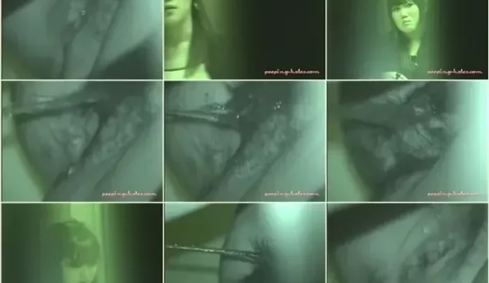 居酒屋トイレ盗撮2 覗き穴から覗く女子トイレ盗撮映像 ナイトビジョン隠しカメラ