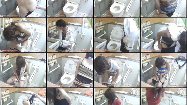 海願3 和式トイレ盗撮 覗き穴から見える素人女性の無防備な姿を完全盗撮 のスクリーンショット 5