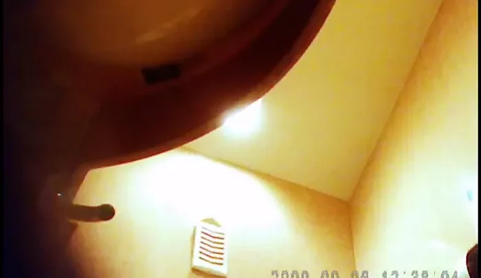 隠しカメラで盗撮したトイレでの様子を収録。アジア系女性が用を足す隠撮映像。 のスクリーンショット 2