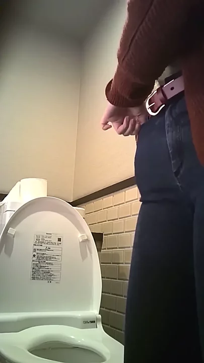 トイレで本物のオナニー 可愛い女の子が41分間にわたる自慰行為を披露 のスクリーンショット 1